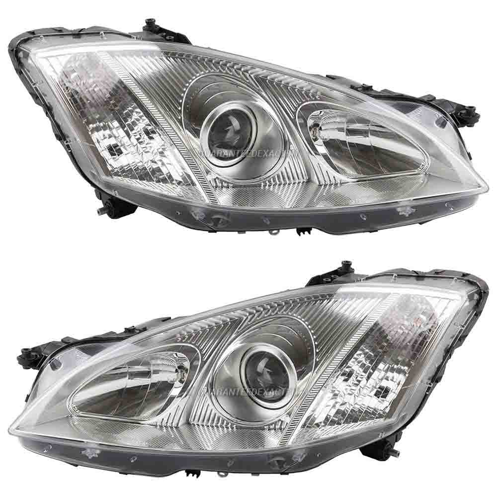 2007 Mercedes Benz s550 headlight assembly pair 