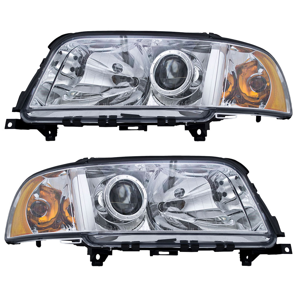 Audi S8 Headlight Assembly Pair