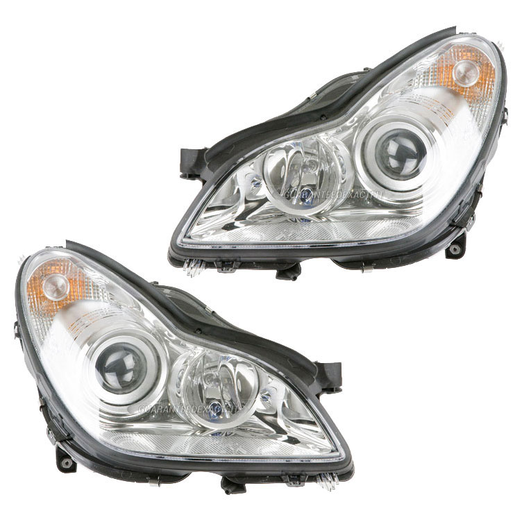 2007 Mercedes Benz CLS63 AMG Headlight Assembly Pair 