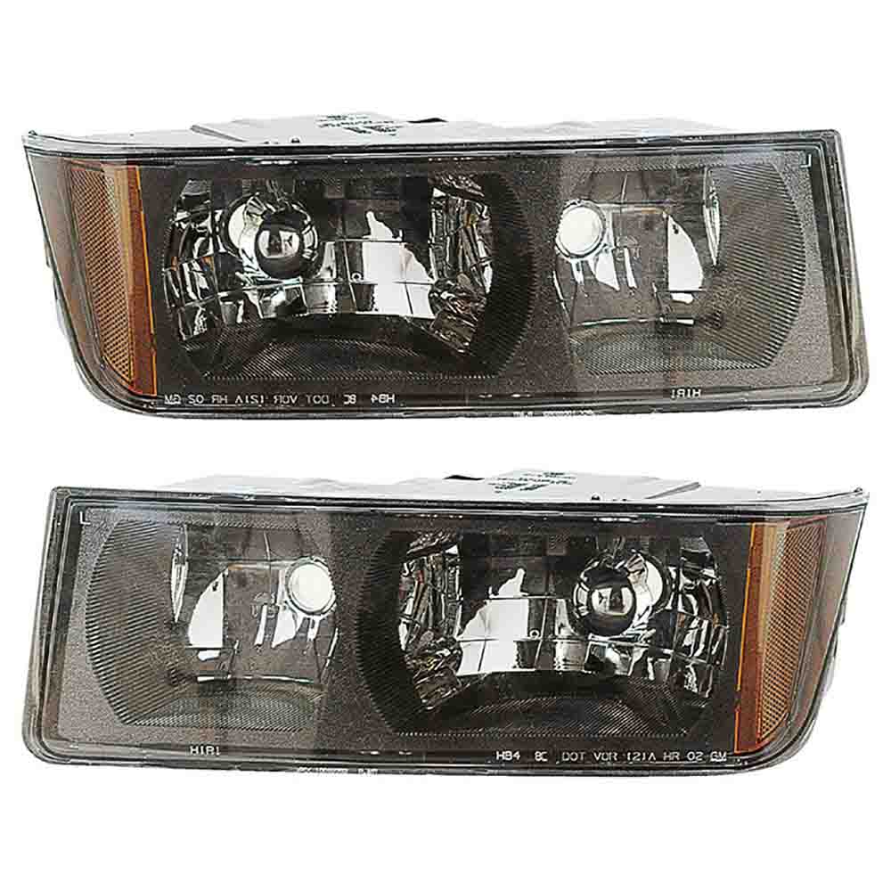 Chevrolet avalanche 1500 headlight assembly pair