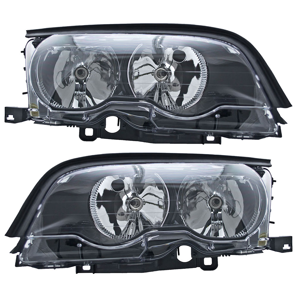 Bmw 323ci headlight assembly pair