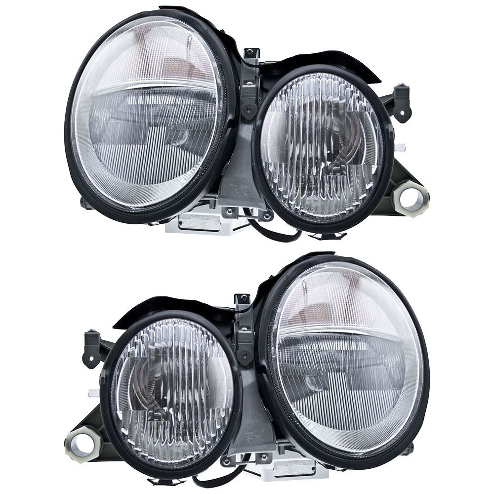 Mercedes Benz CLK430 Headlight Assembly Pair