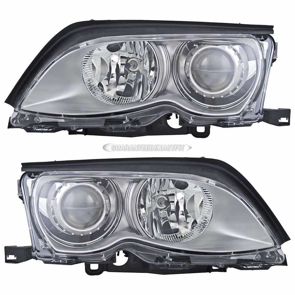 2003 Bmw 330xi Headlight Assembly Pair