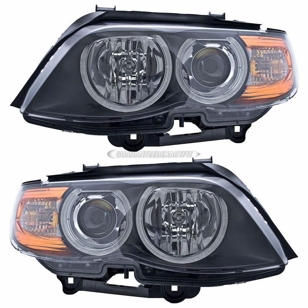 Bmw x5 headlight assembly pair