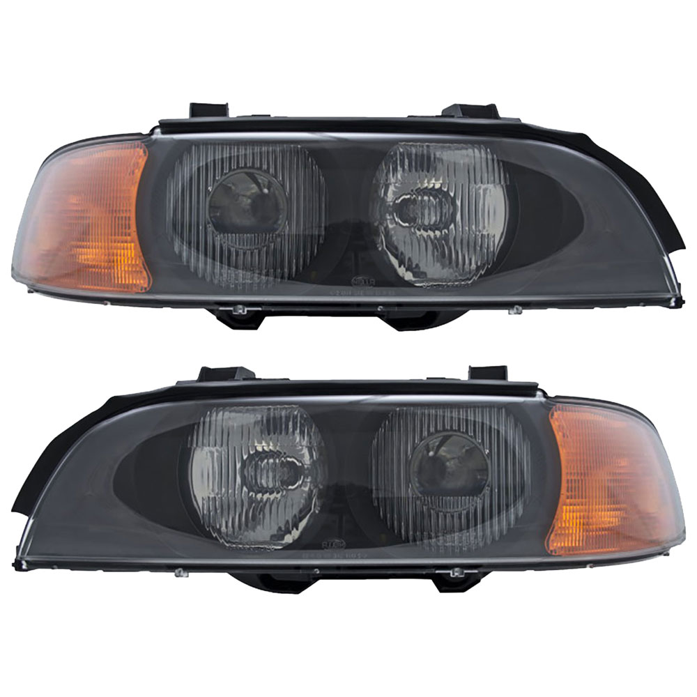 BMW 528 Headlight Assembly Pair