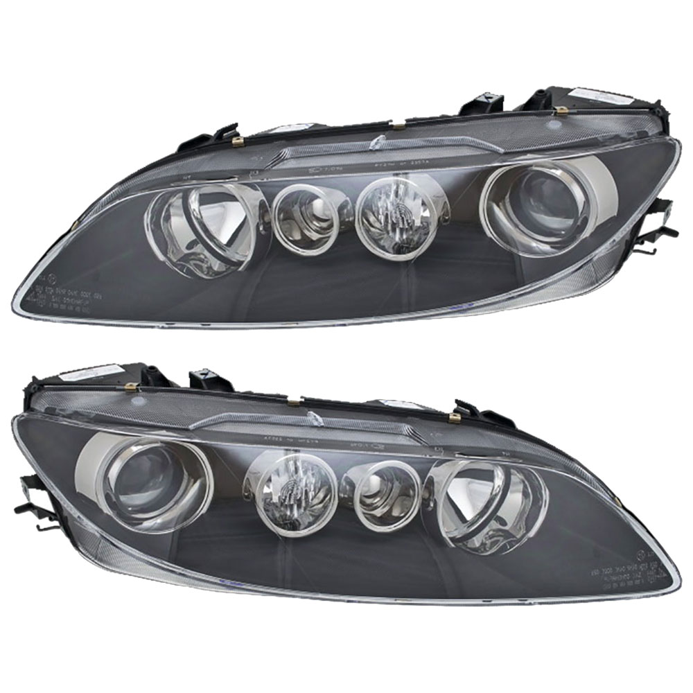 2007 Mazda 6 Headlight Assembly Pair