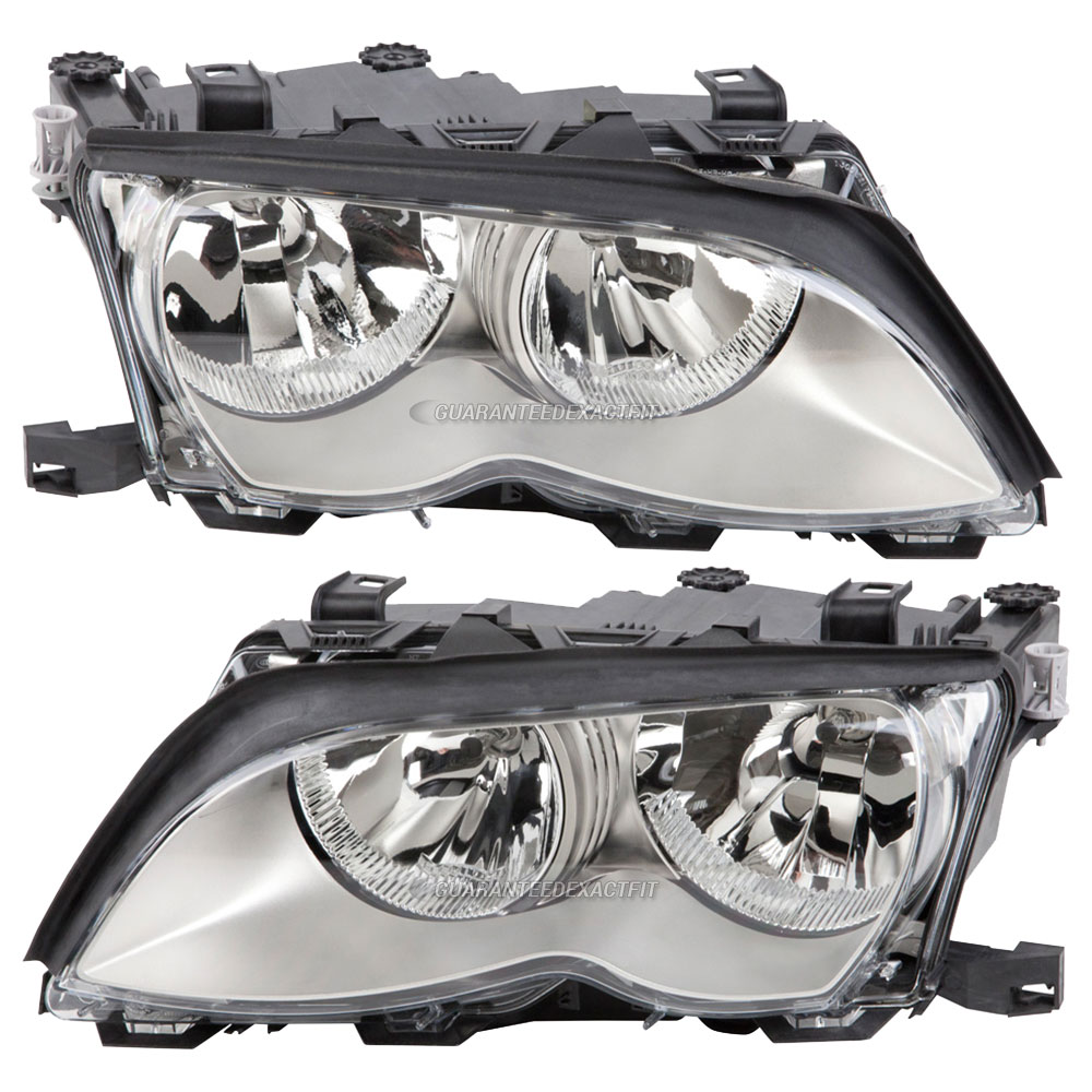 2003 Bmw 330i Headlight Assembly Pair