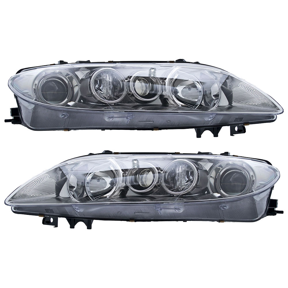 2003 Mazda 6 Headlight Assembly Pair