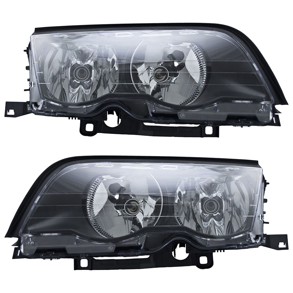 Bmw 328i headlight assembly pair