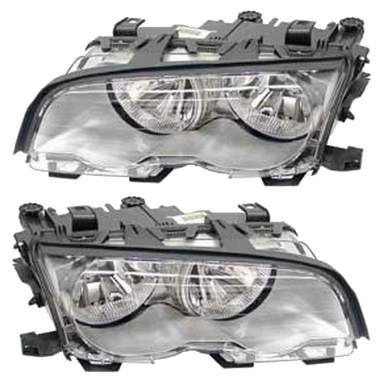 2001 Bmw 330Ci Headlight Assembly Pair