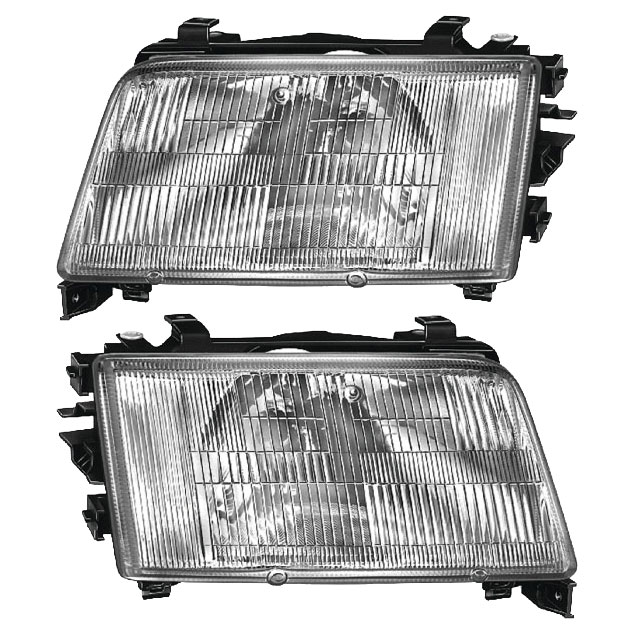 1992 Audi 100 headlight assembly pair 