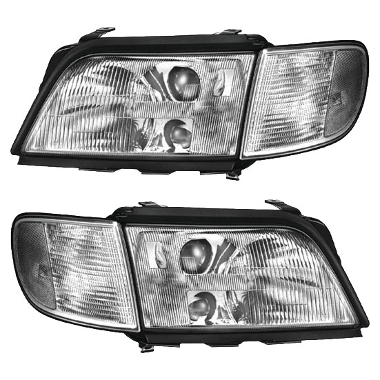 Audi a6 headlight assembly pair