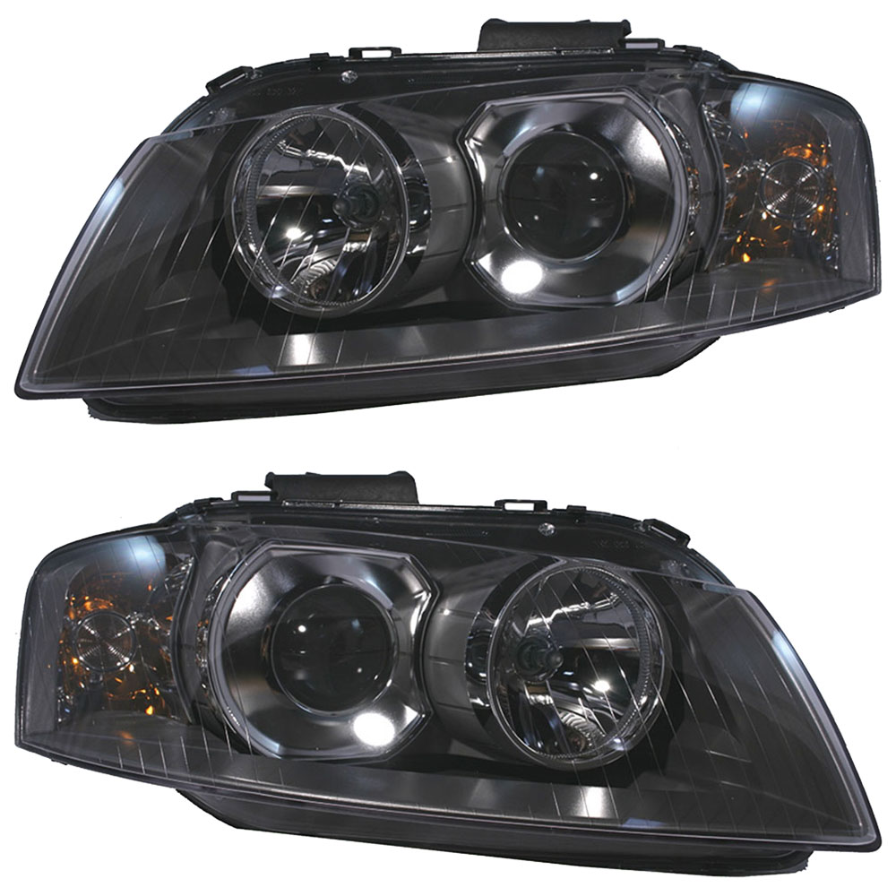2007 Audi A3 Headlight Assembly Pair