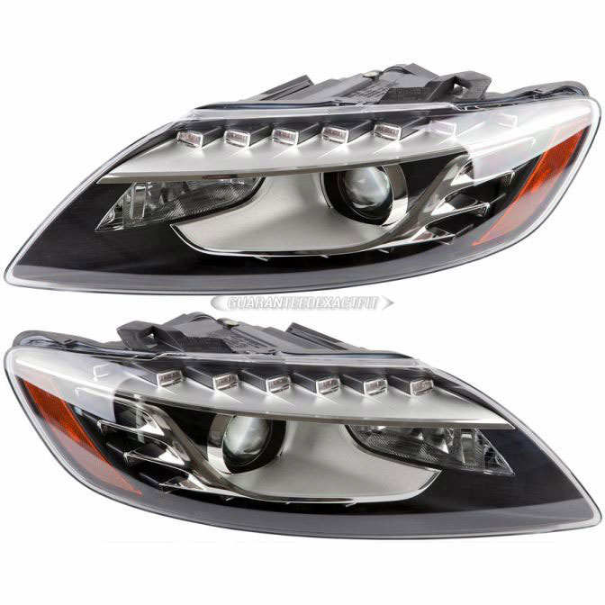 2011 Audi Q7 Headlight Assembly Pair
