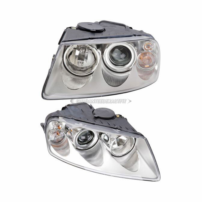 2007 Volkswagen Touareg Headlight Assembly Pair