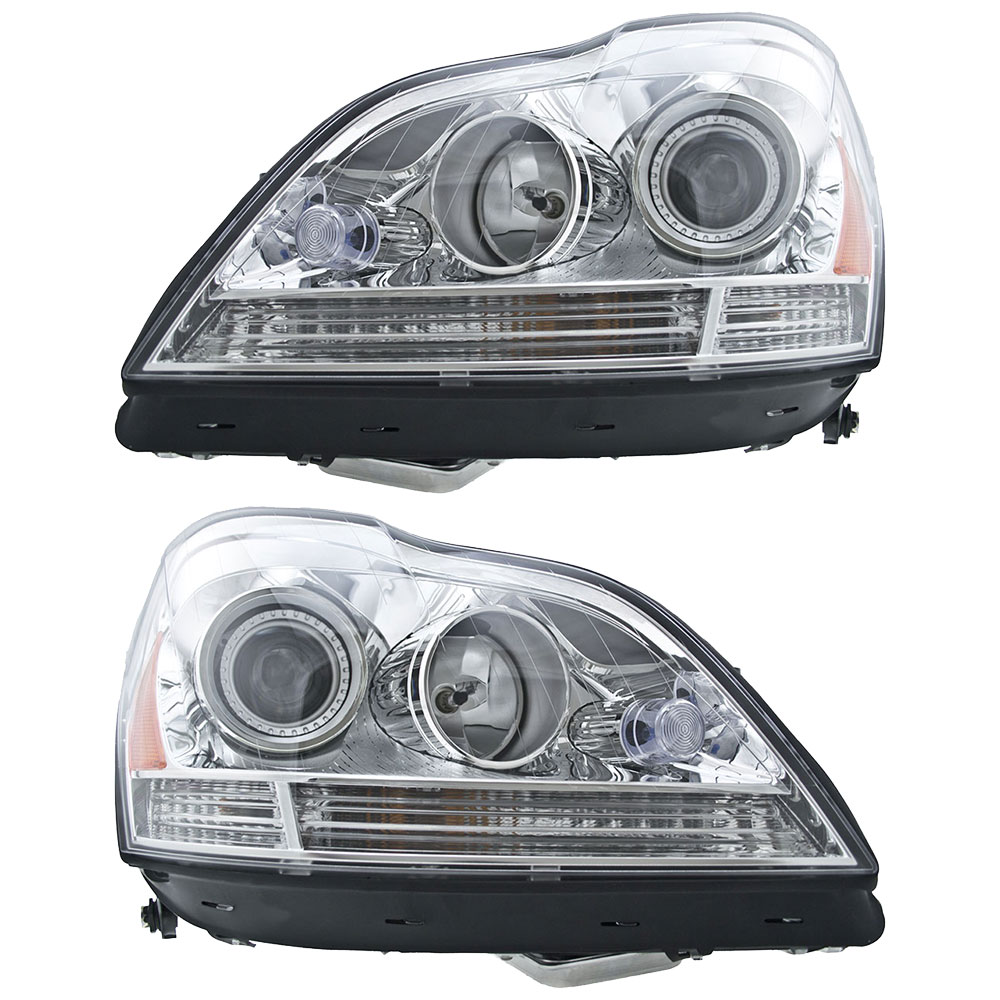 2014 Mercedes Benz Gl350 headlight assembly pair 