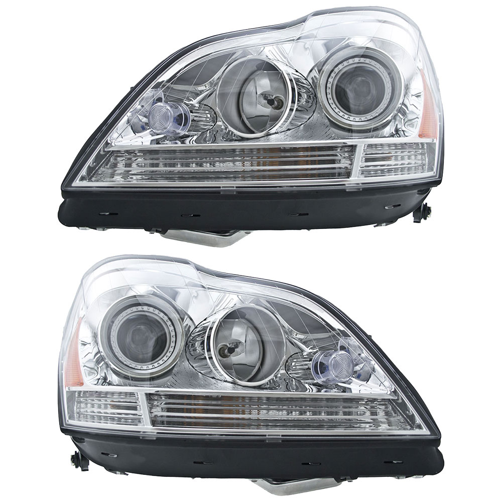  Mercedes Benz gl350 headlight assembly pair 