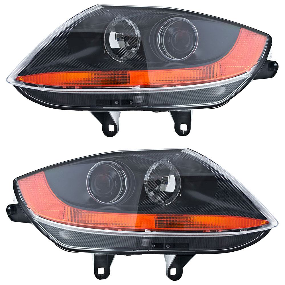 2003 Bmw Z4 Headlight Assembly Pair Headlight Assembly Pair Bi Xenon