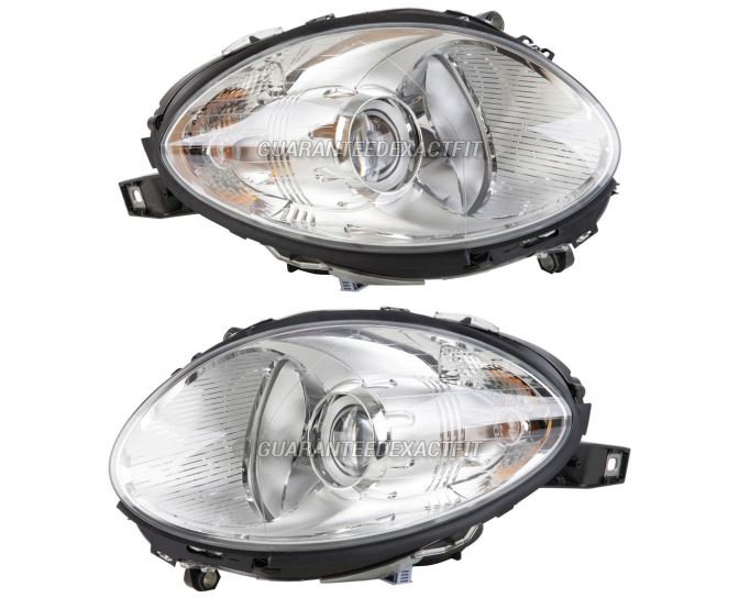 2007 Mercedes Benz R320 Headlight Assembly Pair