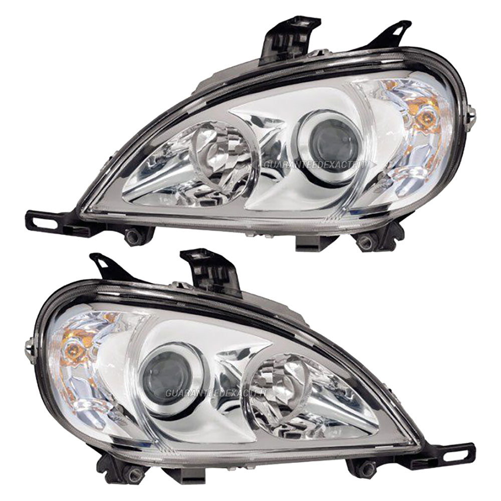 2003 Mercedes Benz ML350 Headlight Assembly Pair