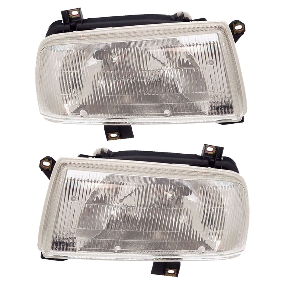 1994 Volkswagen Jetta Headlight Assembly Pair Headlight Assembly Pair