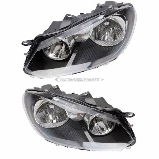 2011 Volkswagen GTI Headlight Assembly Pair