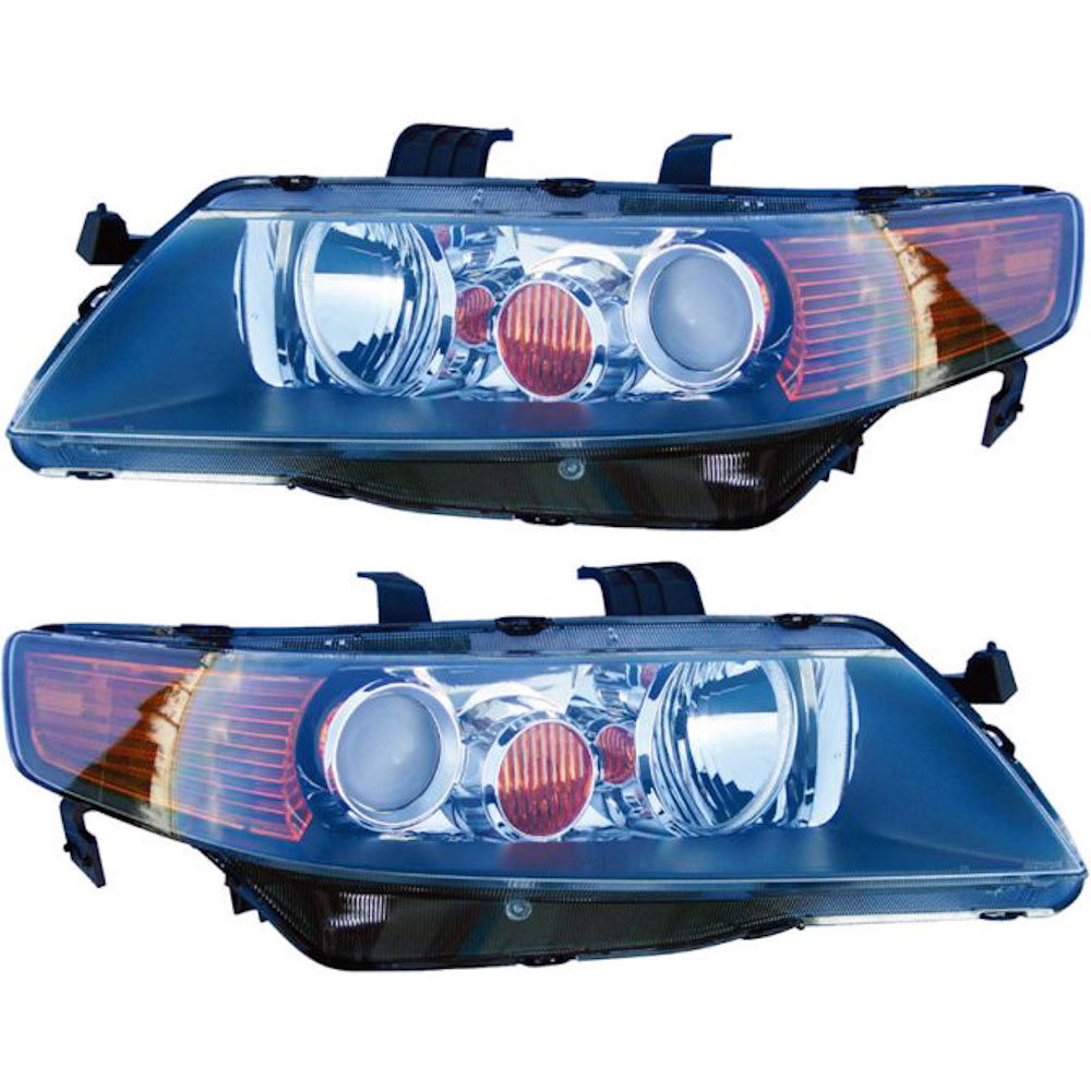 Acura tsx headlight assembly pair