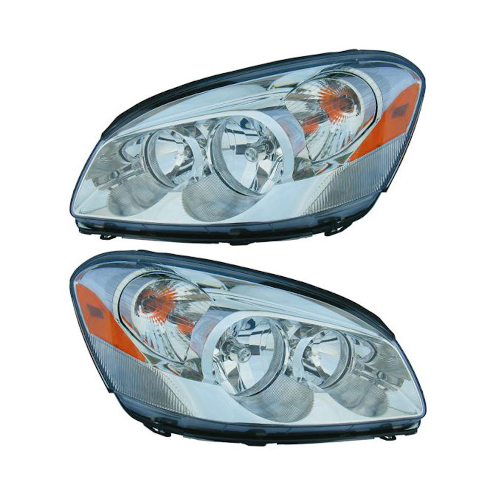  Buick lucerne headlight assembly pair 