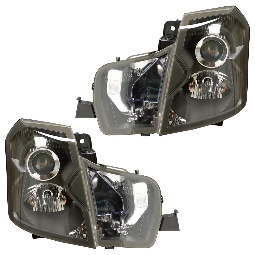 Cadillac cts headlight assembly pair
