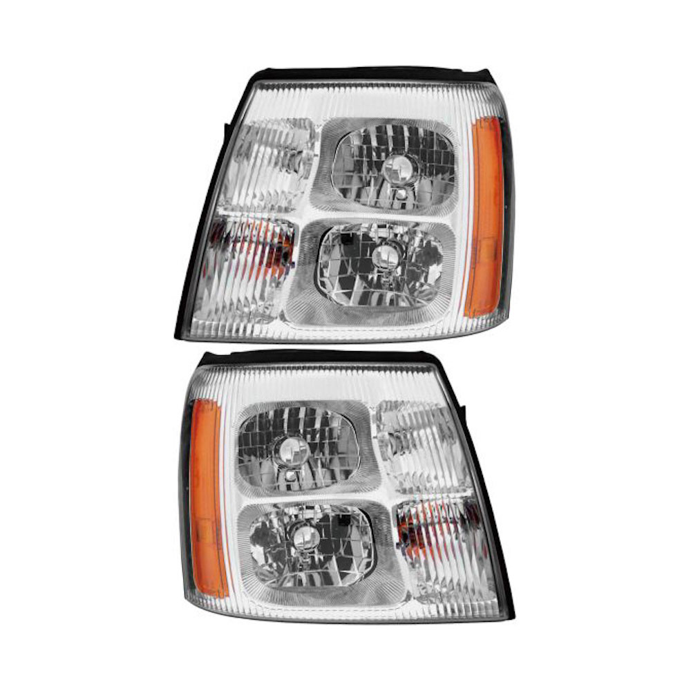 2004 Cadillac Escalade Headlight Assembly Pair Pair Of