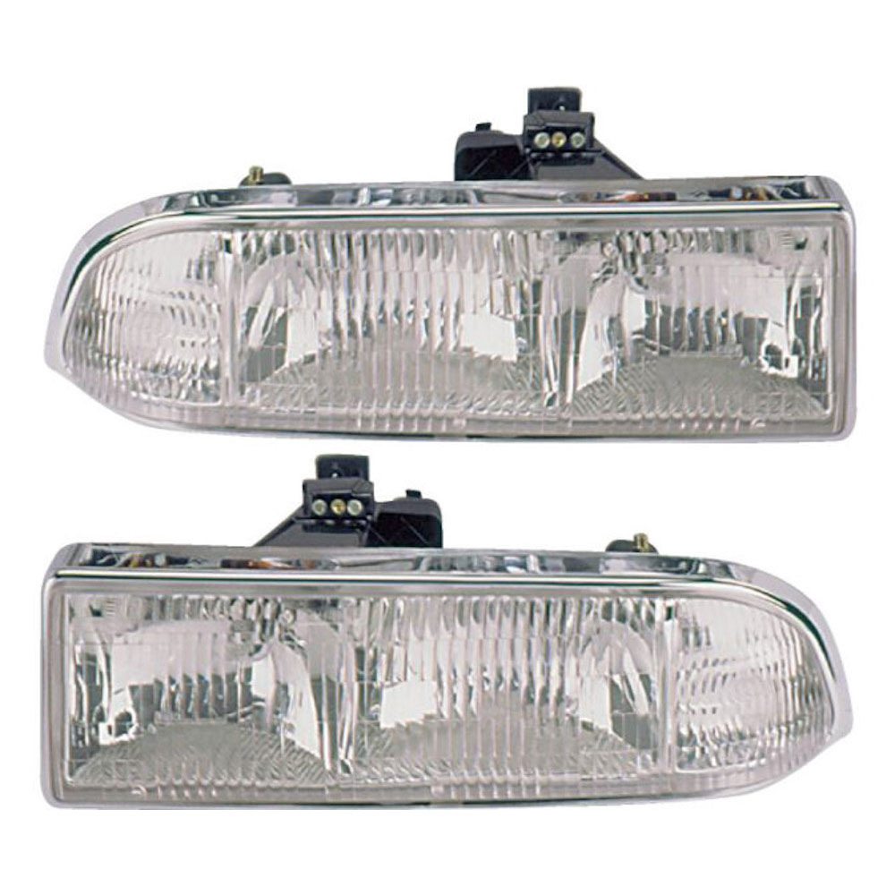 Chevrolet s10 truck headlight assembly pair