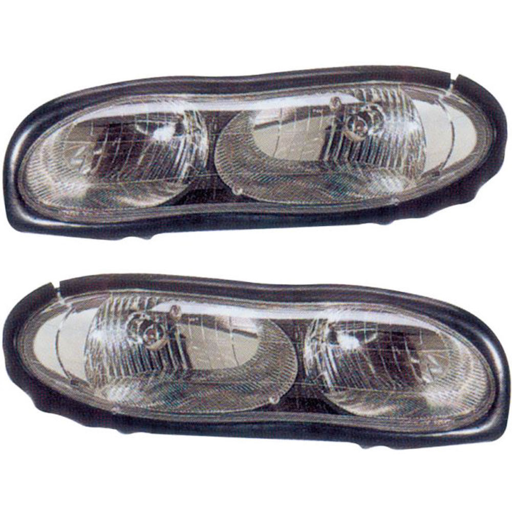 Chevrolet camaro headlight assembly pair
