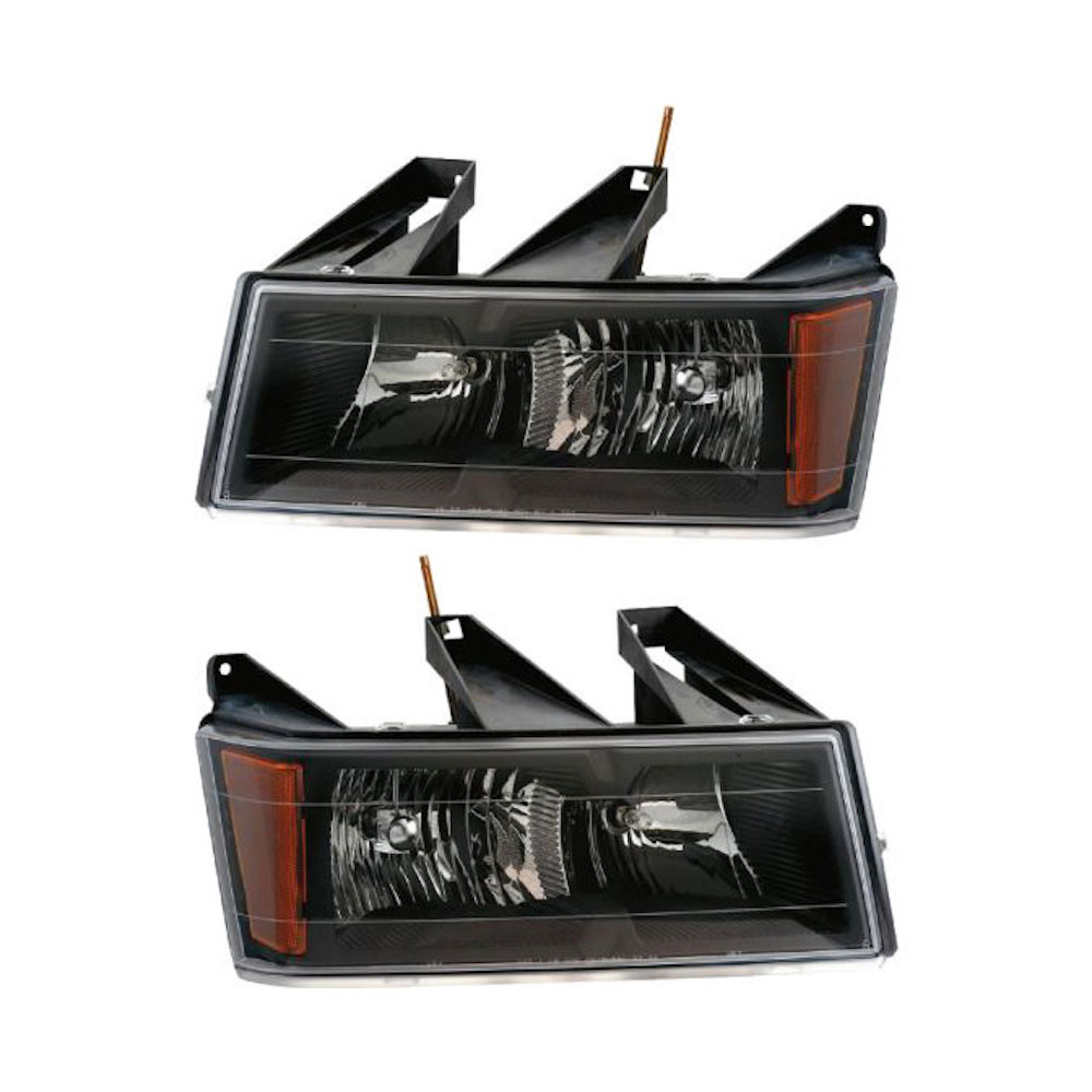  Gmc canyon headlight assembly pair 