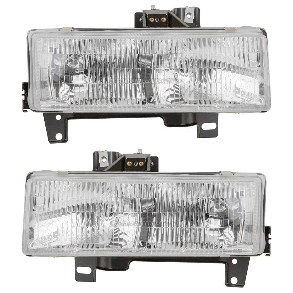 Chevrolet express van headlight assembly pair