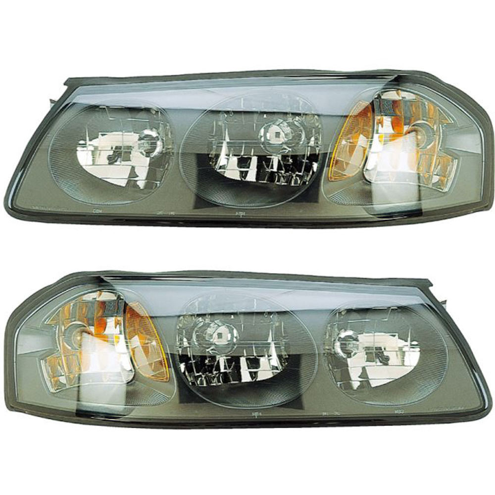 2002 Chevrolet Impala Headlight Embly Pair Of 2002 Chevrolet Impala Headlight Embly Pair
