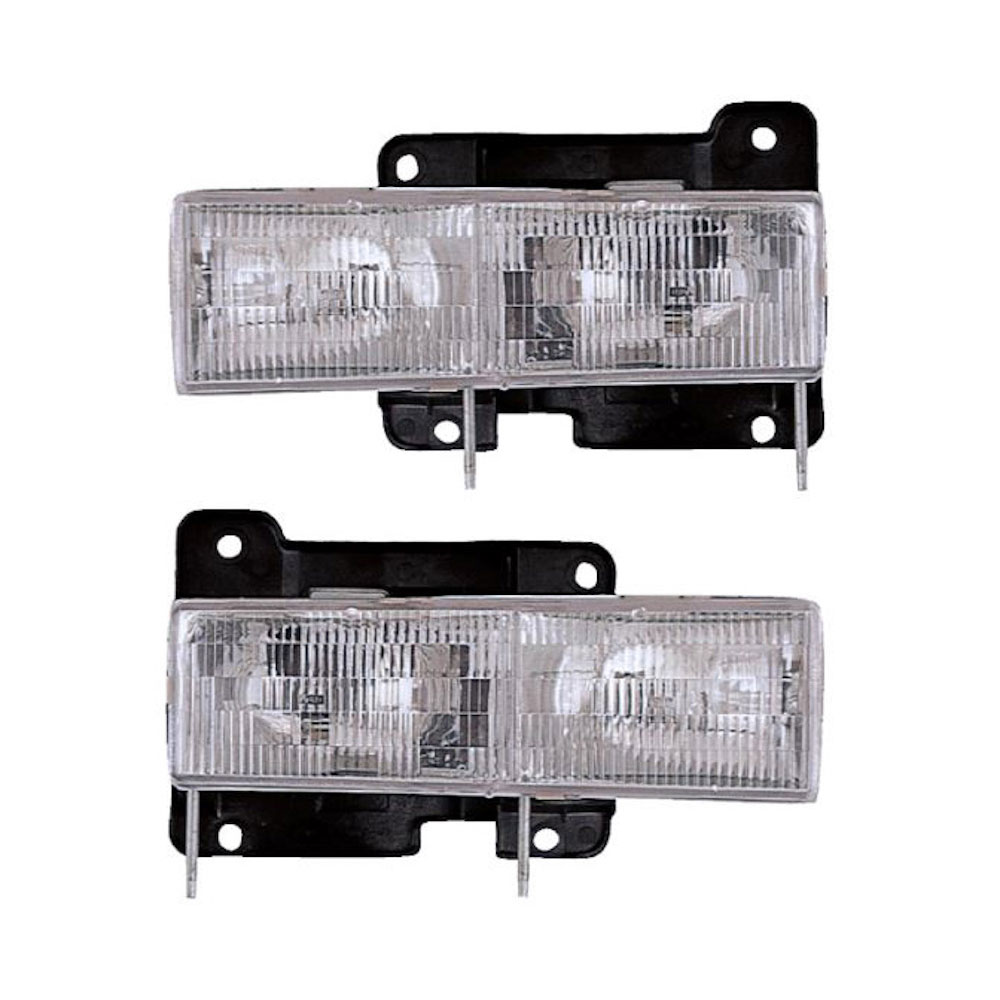 Chevrolet blazer headlight assembly pair