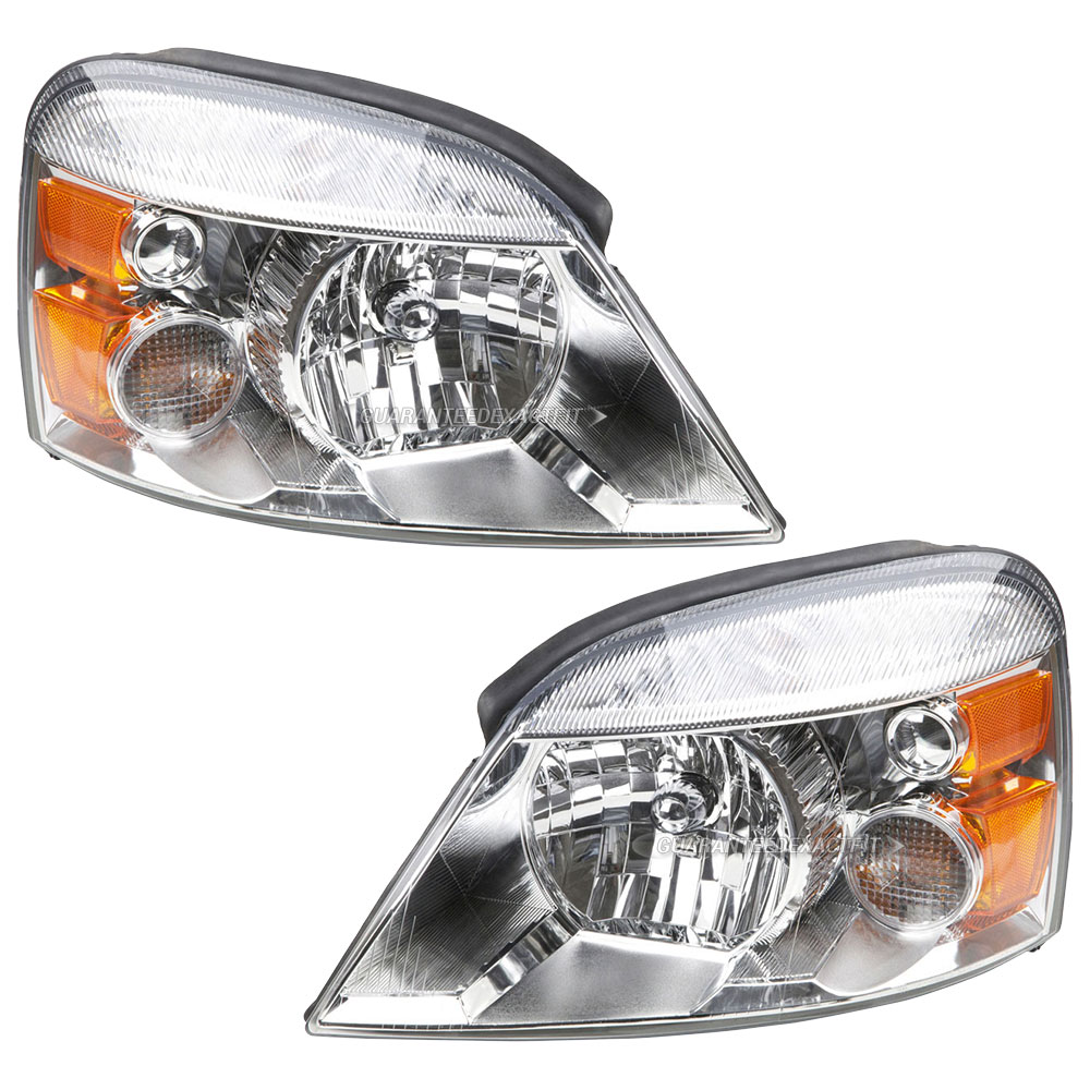 Ford freestar headlight assembly pair