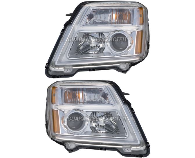  Gmc terrain headlight assembly pair 