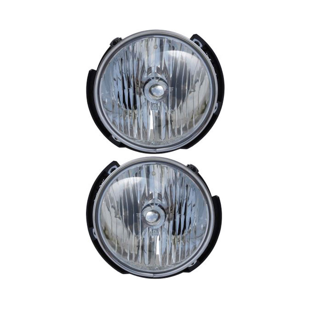 Jeep Wrangler Headlight Assembly Pair