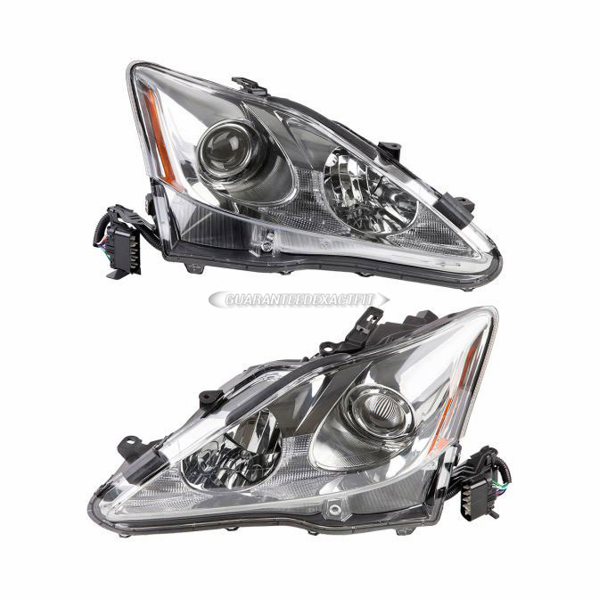 Lexus IS350 Headlight Assembly Pair