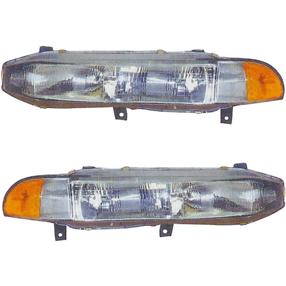 Mitsubishi Galant Headlight Assembly Pair