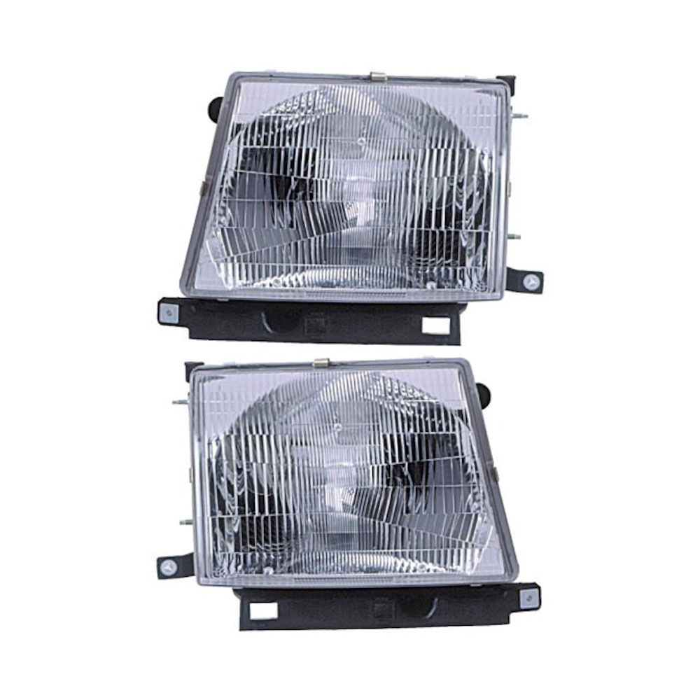 Pair New Left Right Headlight Assembly For Toyota Tacoma 1997 1998 1999
