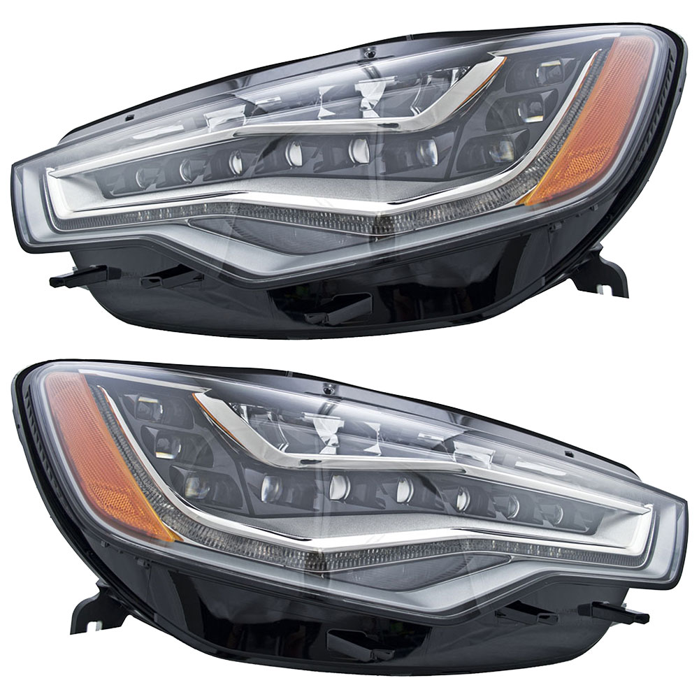 2012 Audi A6 Headlight Assembly Pair