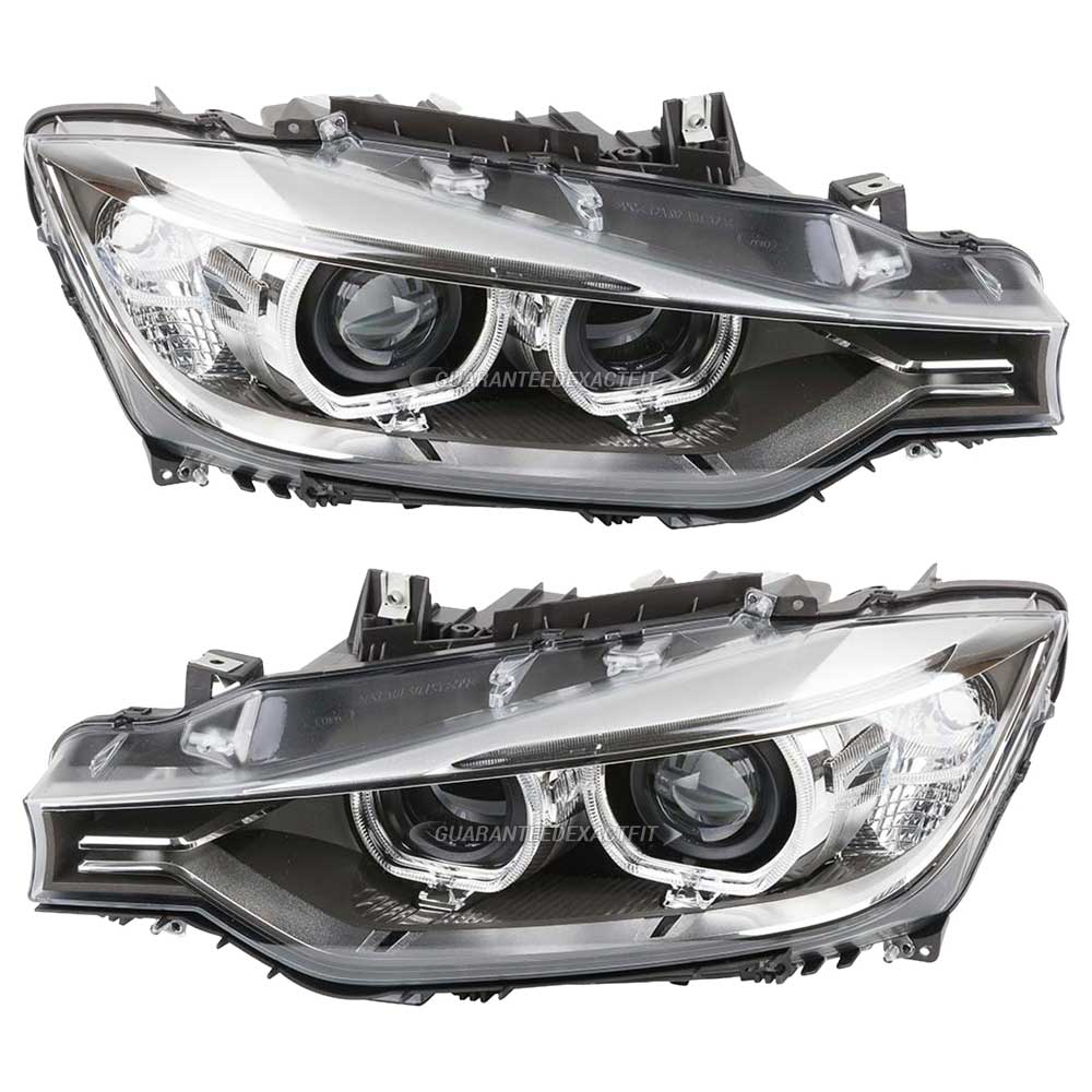 
 Bmw 320i headlight assembly pair 