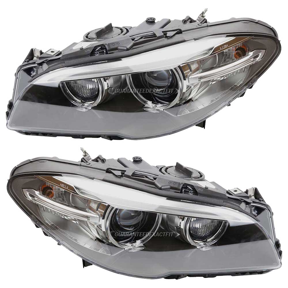 BMW 535d xDrive Headlight Assembly Pair
