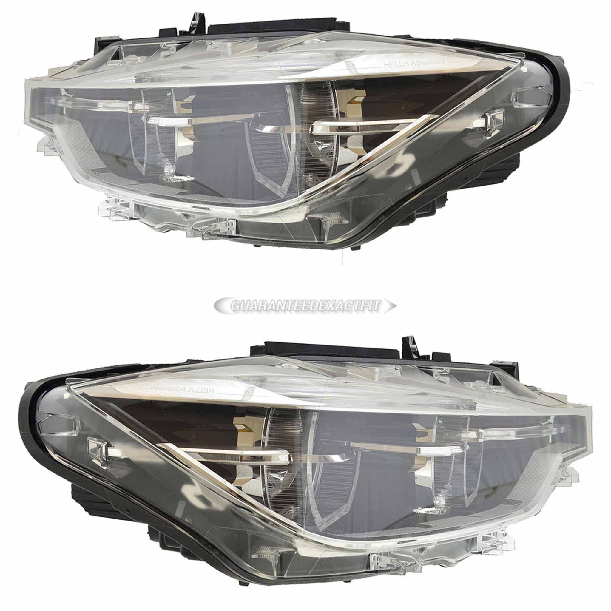 Bmw 340i headlight assembly pair
