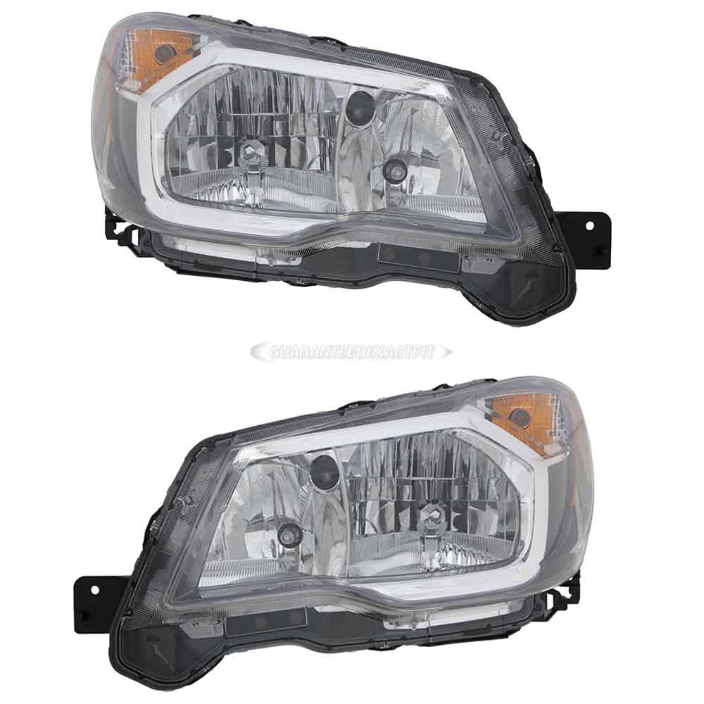 2016 Subaru Forester Headlight Assembly Pair