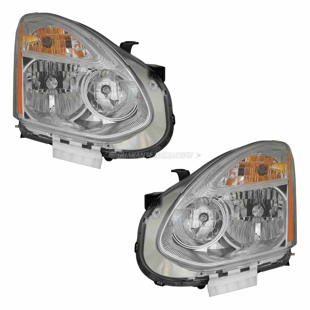 2011 Nissan Rogue Headlight Assembly Pair