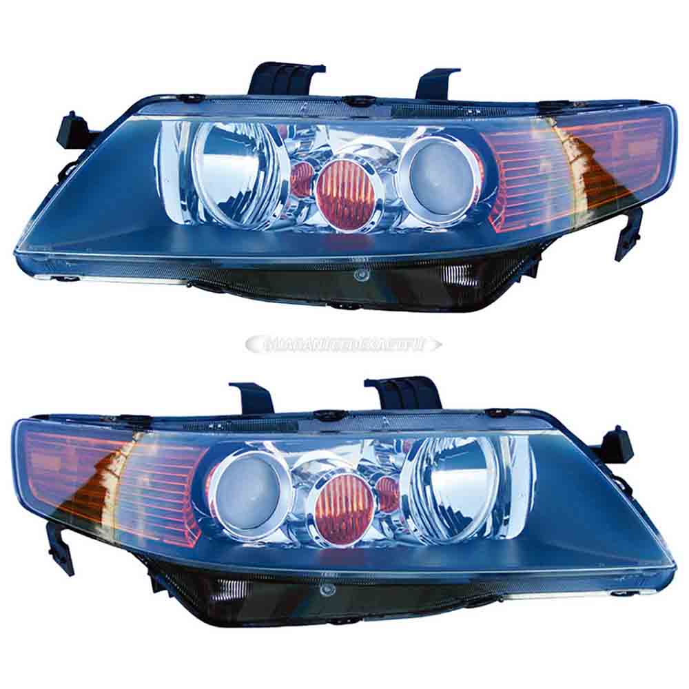 2004 Acura TSX Headlight Assembly Pair