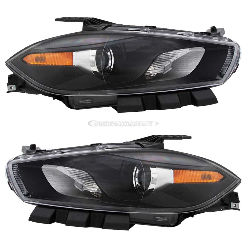 2015 Dodge Dart Headlight Assembly Pair